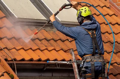 Démoussage et hydrofuge de toiture à Roiglise